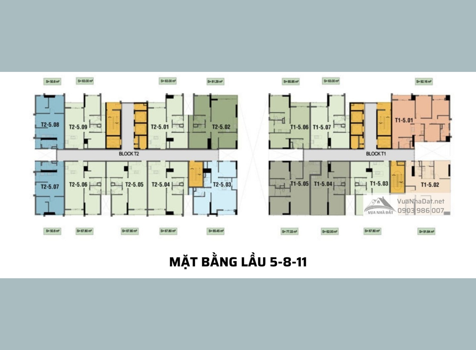 Calla Garden - Mat bang tầng 5
