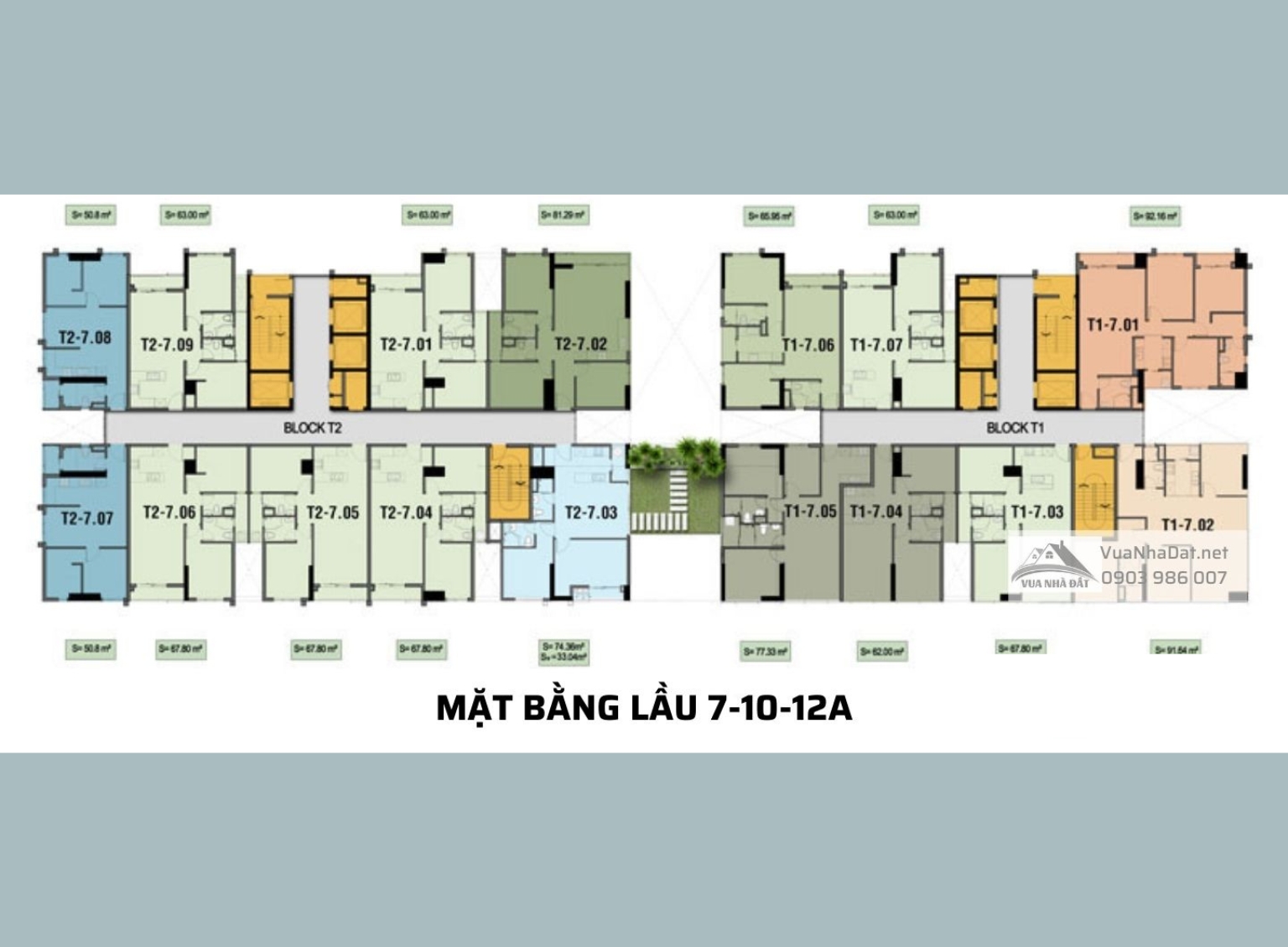 Calla Garden - Mat bang tầng 7