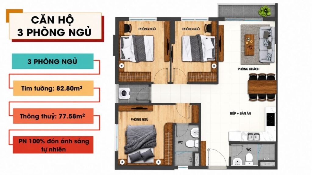 Layout 3PN Lovera Vista